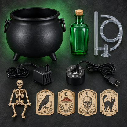 Halloween Magic Cauldron Fog Diffuser Decoration