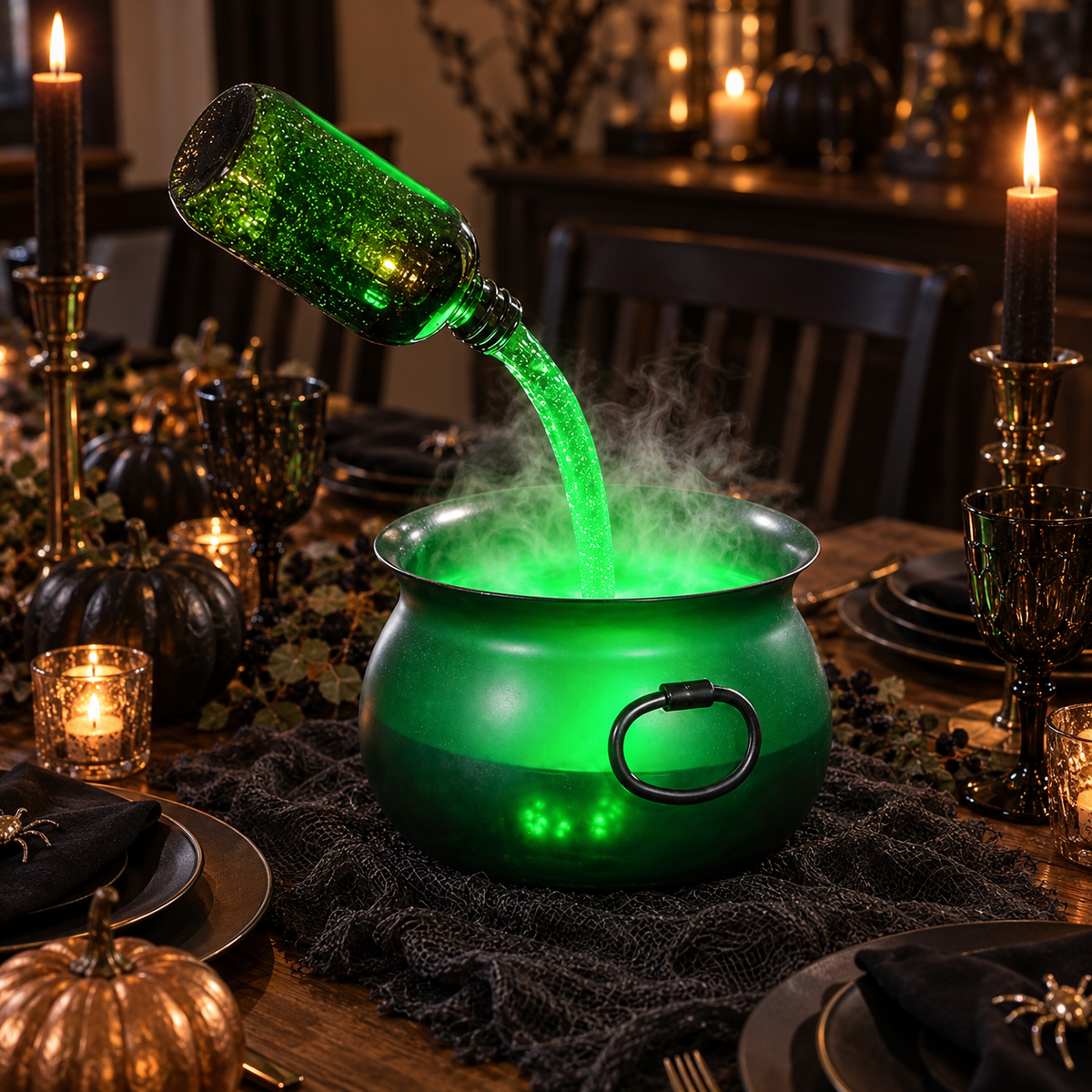 Halloween Magic Cauldron Fog Diffuser Decoration